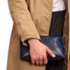 ESSENTIAL POUCH WHITE MIST EMBOSSED CROC - Image 3