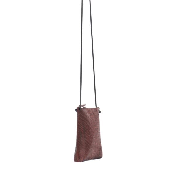 STRAPPY POUCH CURRANT PYTHON - Image 2